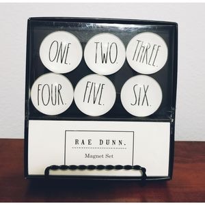 Rae Dunn Glass Dome Magnet Set